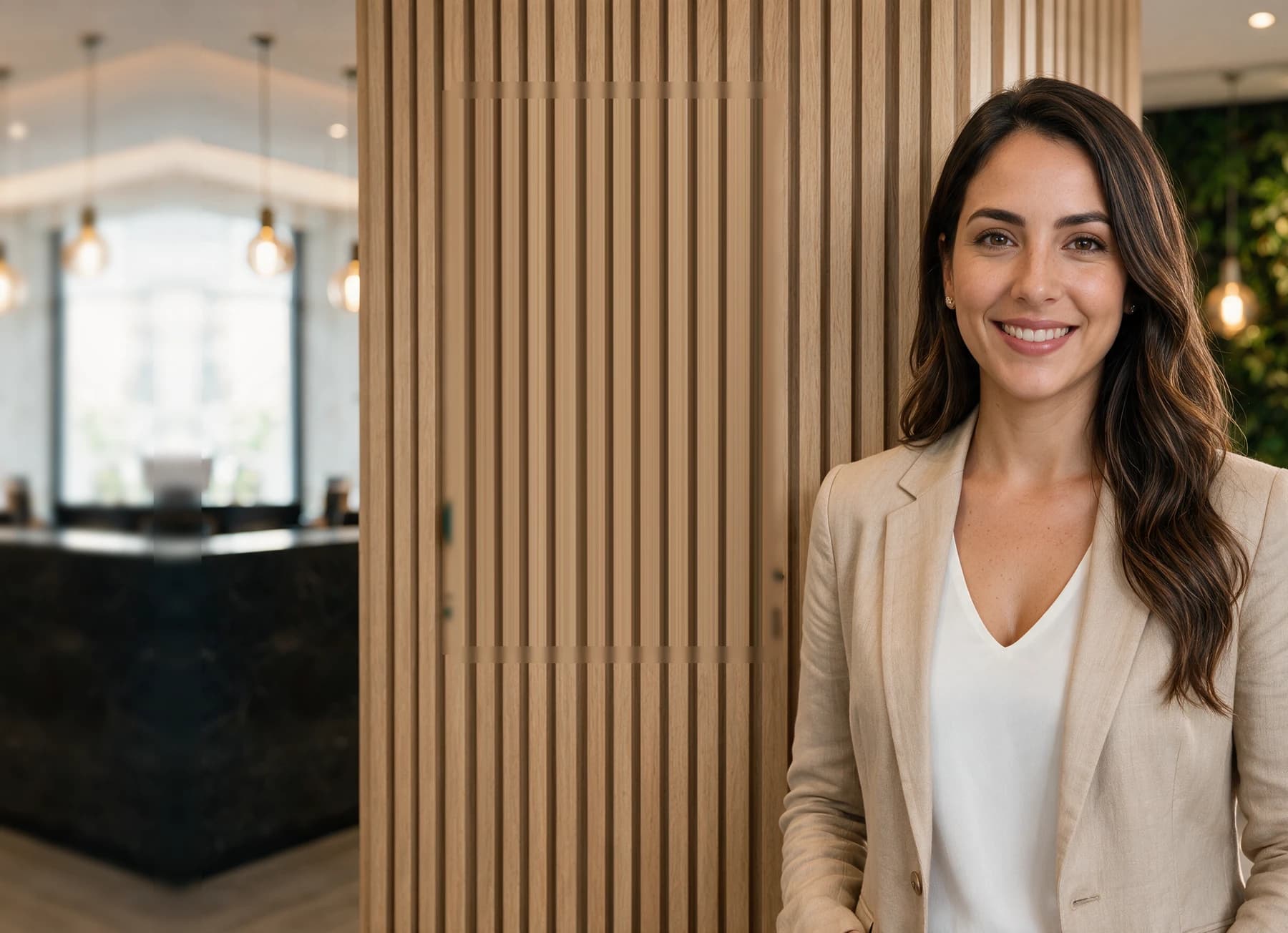 Átria, assistente virtual do Átrio, em uma portaria de condomínio